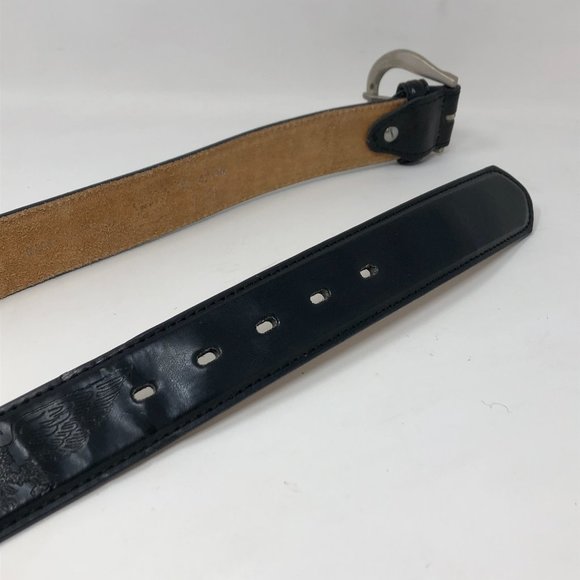 Unbranded USA Eagle Belt Black Silver Buckle - Picture 9 of 9